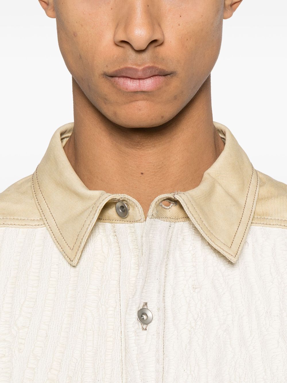 Gilet SL Tommy Jumbo in avorio Rick Owens DRKSHDW - uomo 