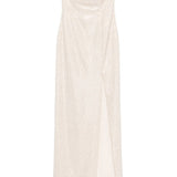 Abito lungo con decorazione color champagne Roland Mouret - donna 