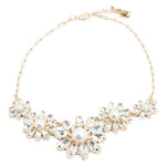 Collana Rosantica con cristalli in oro  - donna 