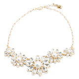 Collana Rosantica con cristalli in oro  - donna 