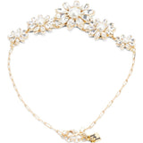 Collana Rosantica con cristalli in oro  - donna 