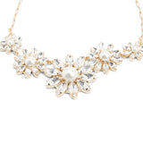 Collana Rosantica con cristalli in oro  - donna 