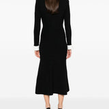 Abito midi con decorazioni in nero Self-portrait - donna 