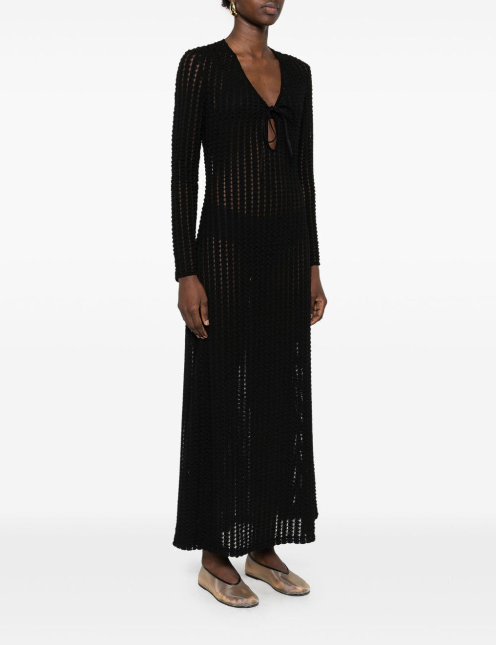 Abito lungo Elton in nero Simkhai - donna 