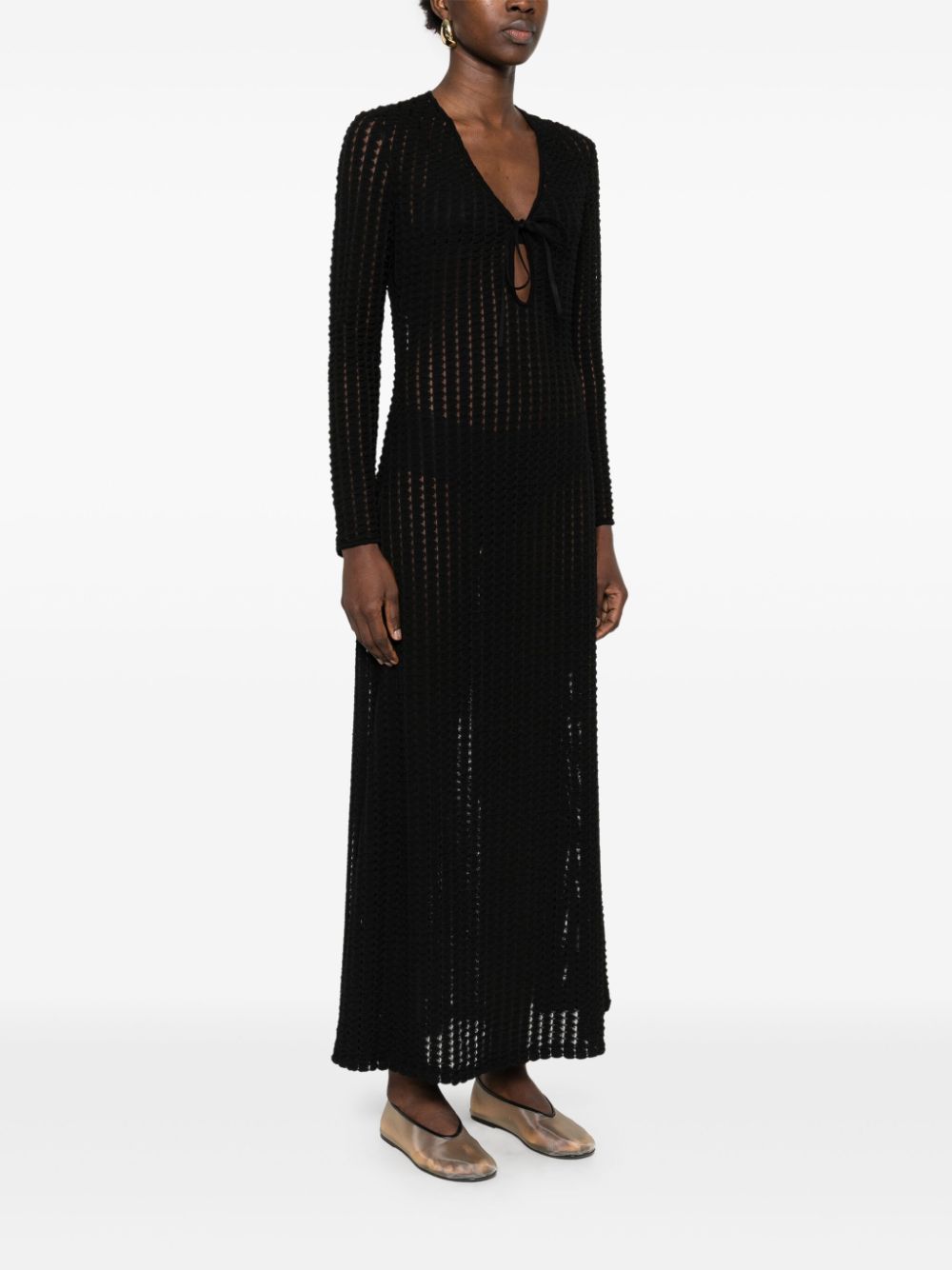 Abito lungo Elton in nero Simkhai - donna 