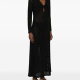 Abito lungo Elton in nero Simkhai - donna 