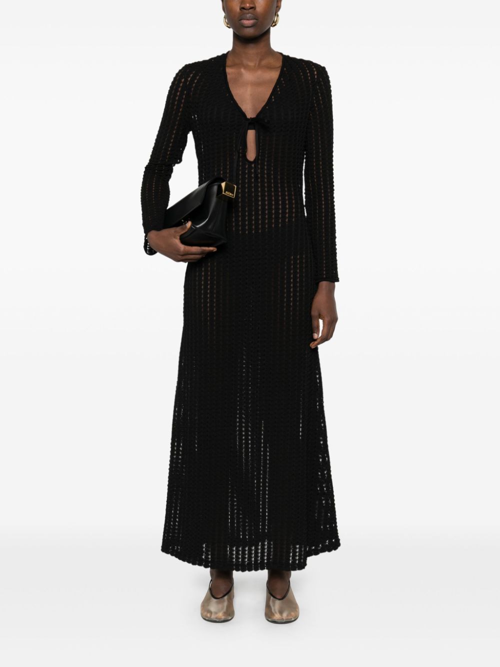 Abito lungo Elton in nero Simkhai - donna 