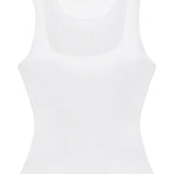 Canotta Oakley semi trasparente in bianco - SIMKHAI donna 