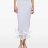 Gonna midi in maglia kelso in bianco Simkhai - donna 