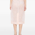 Gonna con ruches in arancio chiaro Simone Rocha - donna 