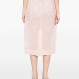 Gonna con ruches in arancio chiaro Simone Rocha - donna 