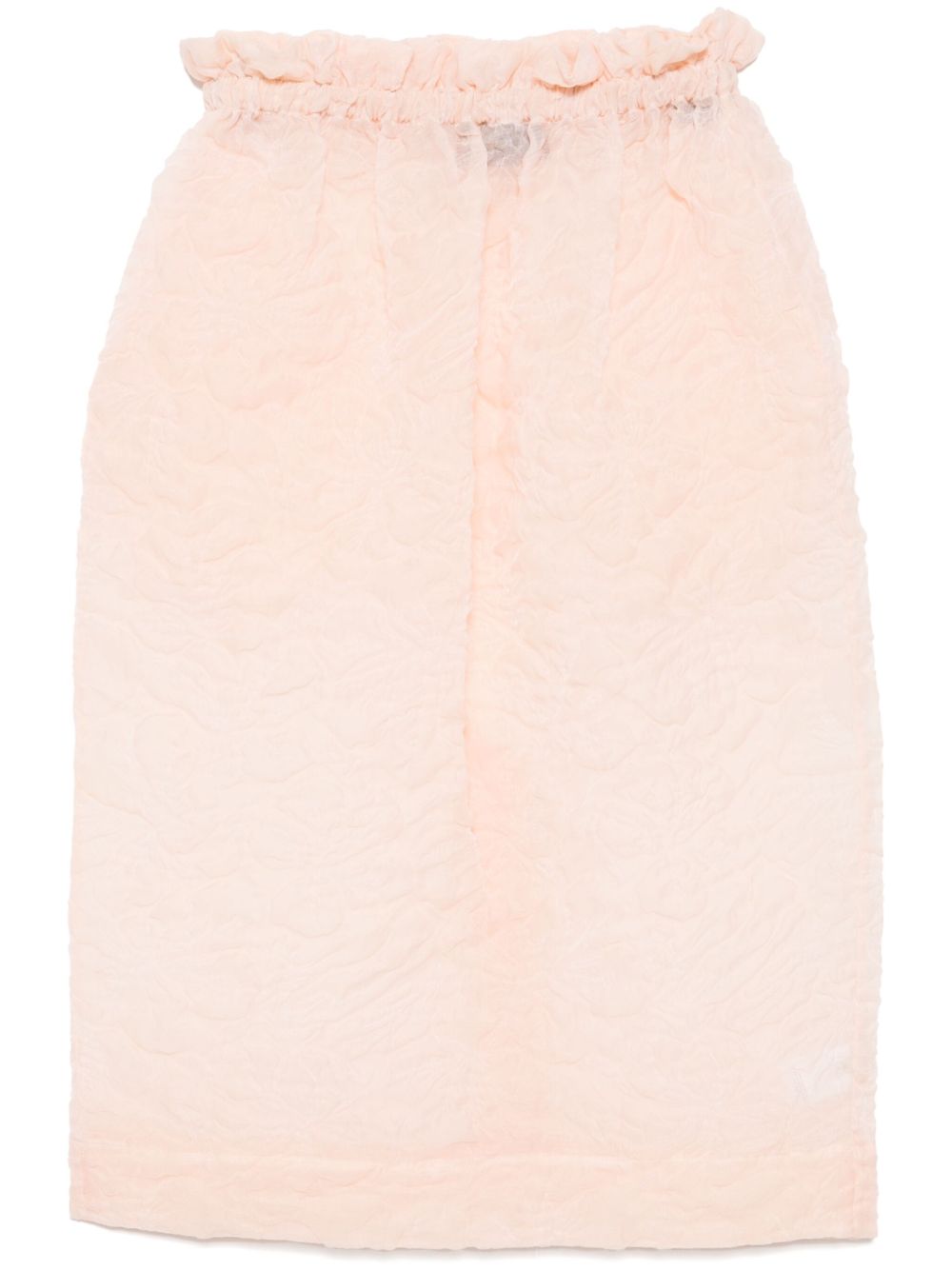 Gonna con ruches in arancio chiaro Simone Rocha - donna 