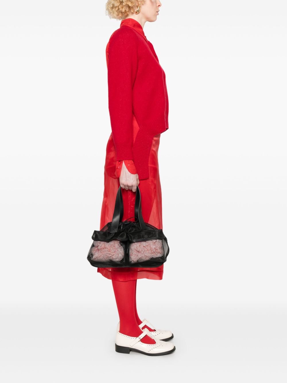Borsa tote a rete in nero Simone Rocha - donna 