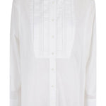 Camicia con pieghe in bianco Soeur - donna 