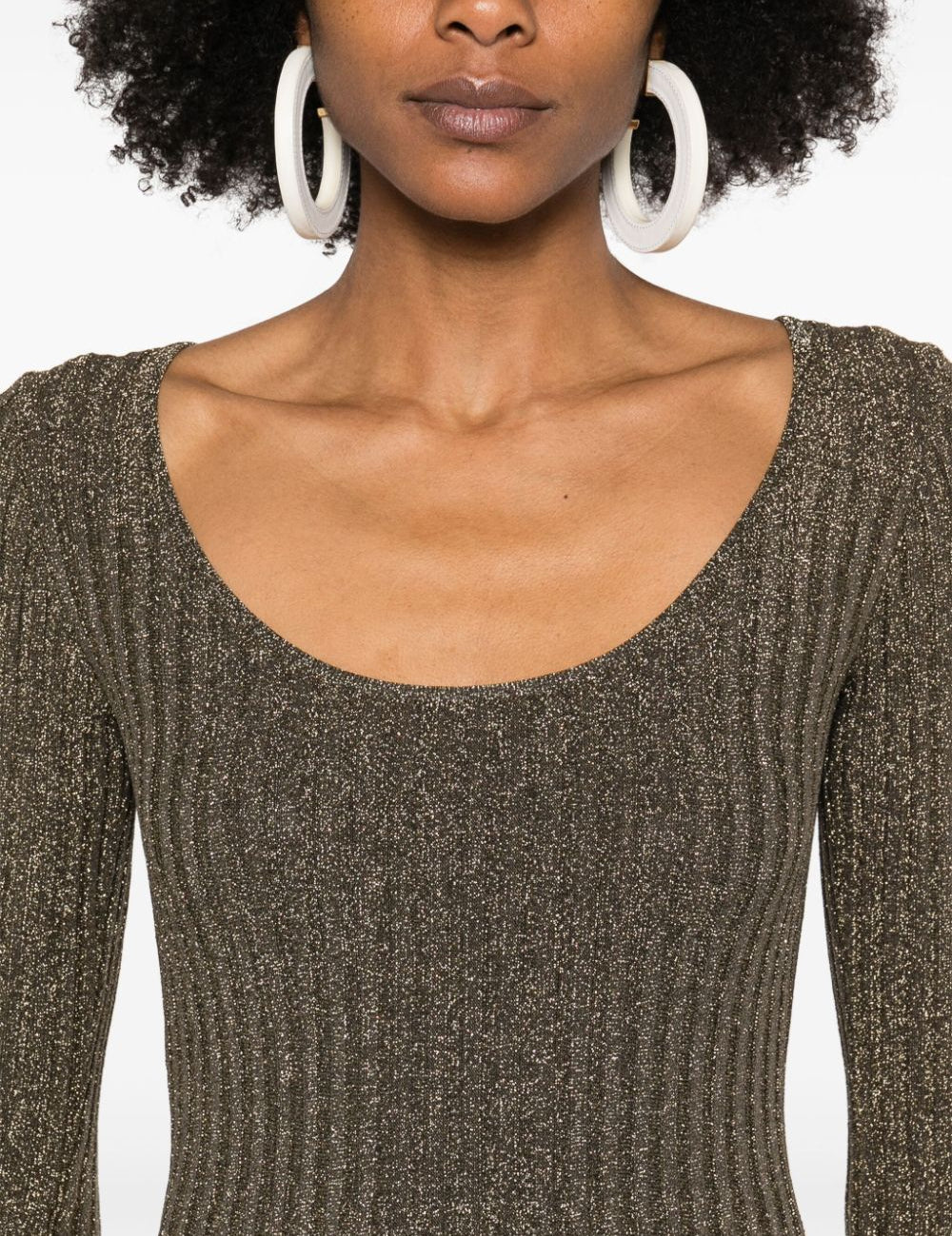 Abito in maglia raquel in marrone Staud - donna 