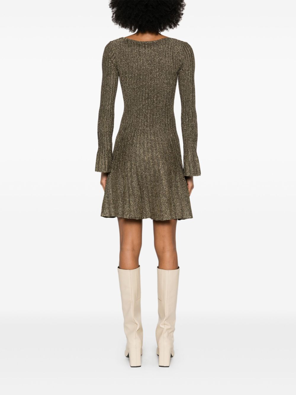 Abito in maglia raquel in marrone Staud - donna 