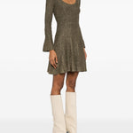 Abito in maglia raquel in marrone Staud - donna 