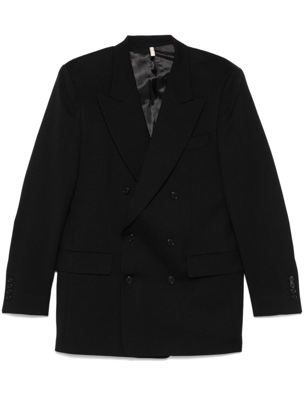 Giacca doppiopetto in nero Sunflower - uomo 
