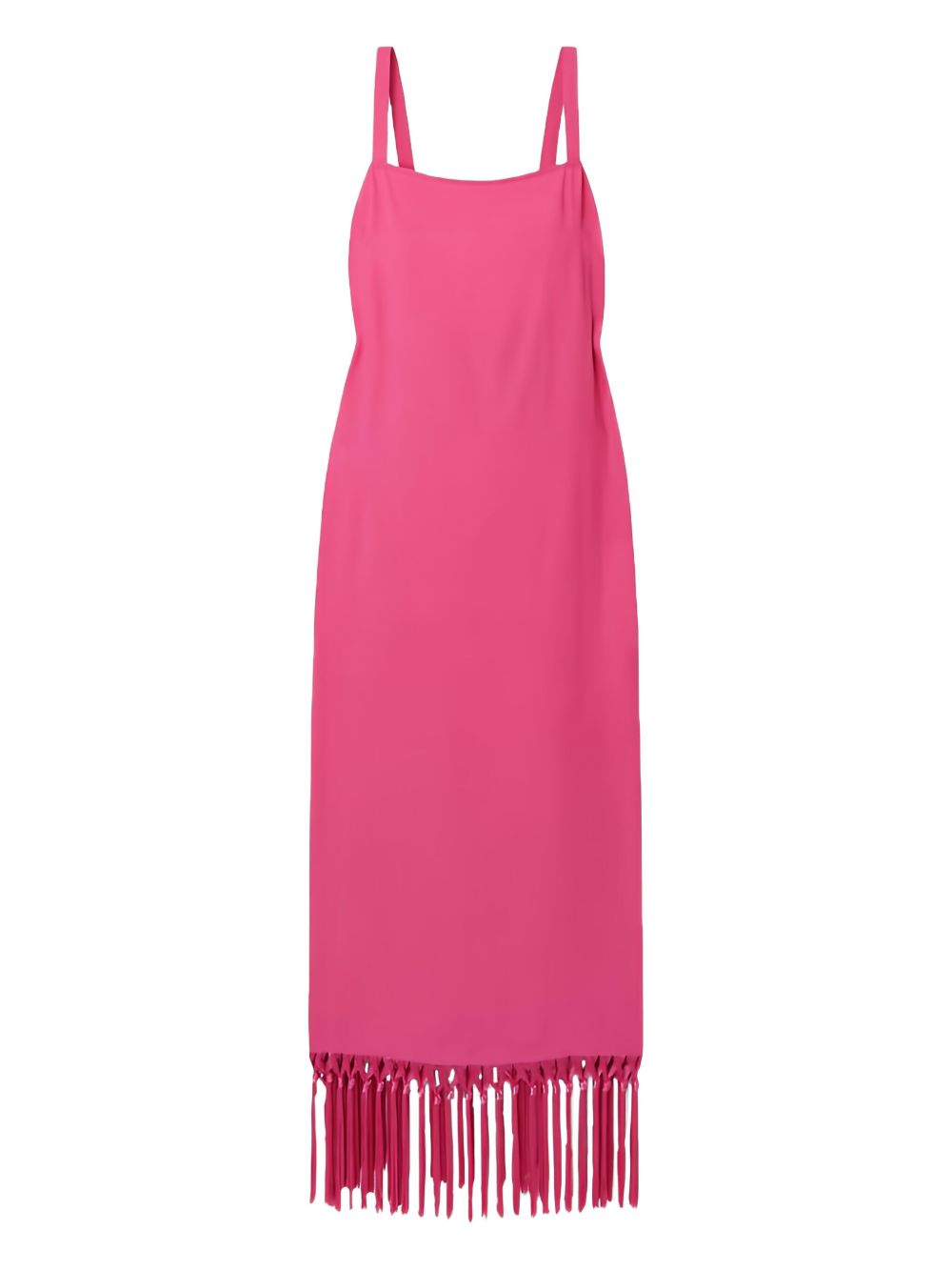 Abito palermo con frange in rosa Taller Marmo -donna 