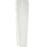 Pantaloi a gamba larga in bianco The Andamane - donna 