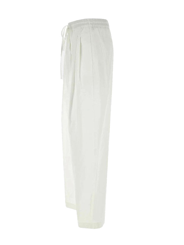 Pantaloi a gamba larga in bianco The Andamane - donna 