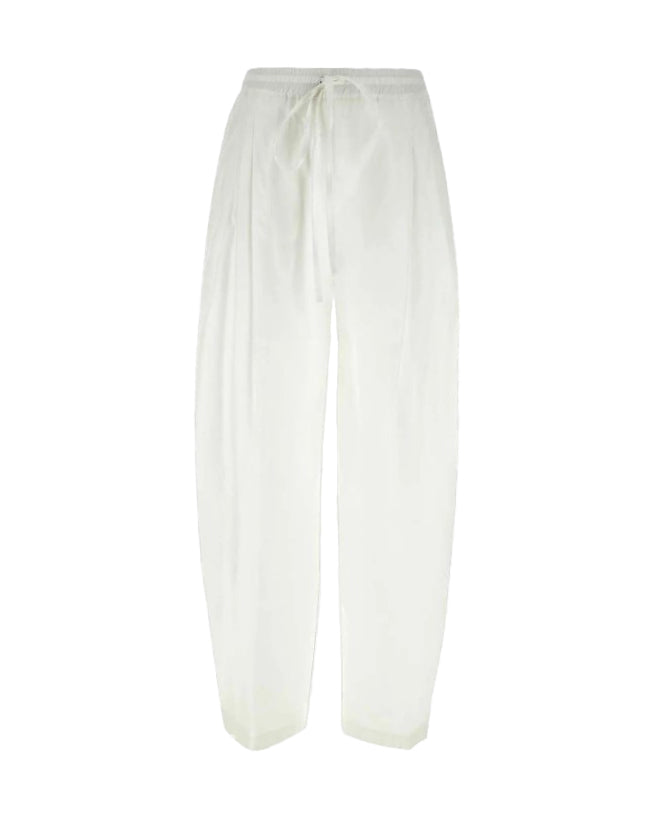 Pantaloi a gamba larga in bianco The Andamane - donna 