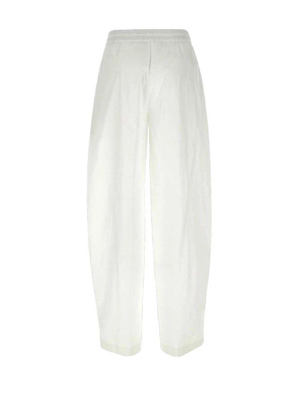 Pantaloi a gamba larga in bianco The Andamane - donna 