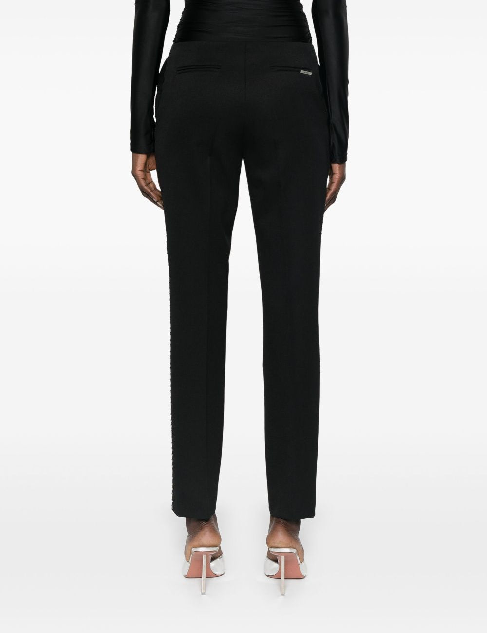 Pantaloni con cristalli in nero The Attico - donna 