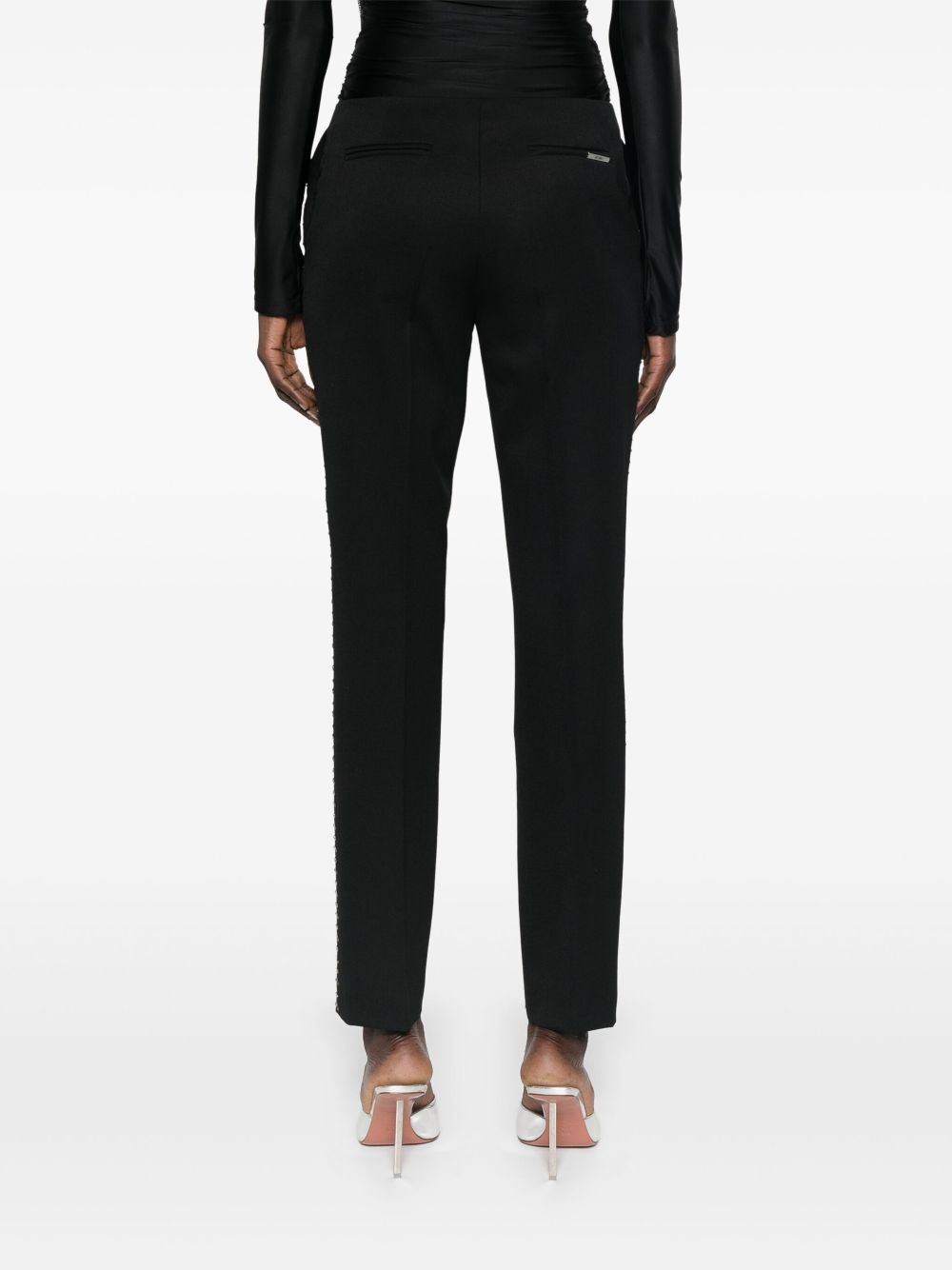 Pantaloni con cristalli in nero The Attico - donna 