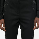 Pantaloni con cristalli in nero The Attico - donna 