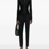 Pantaloni con cristalli in nero The Attico - donna 