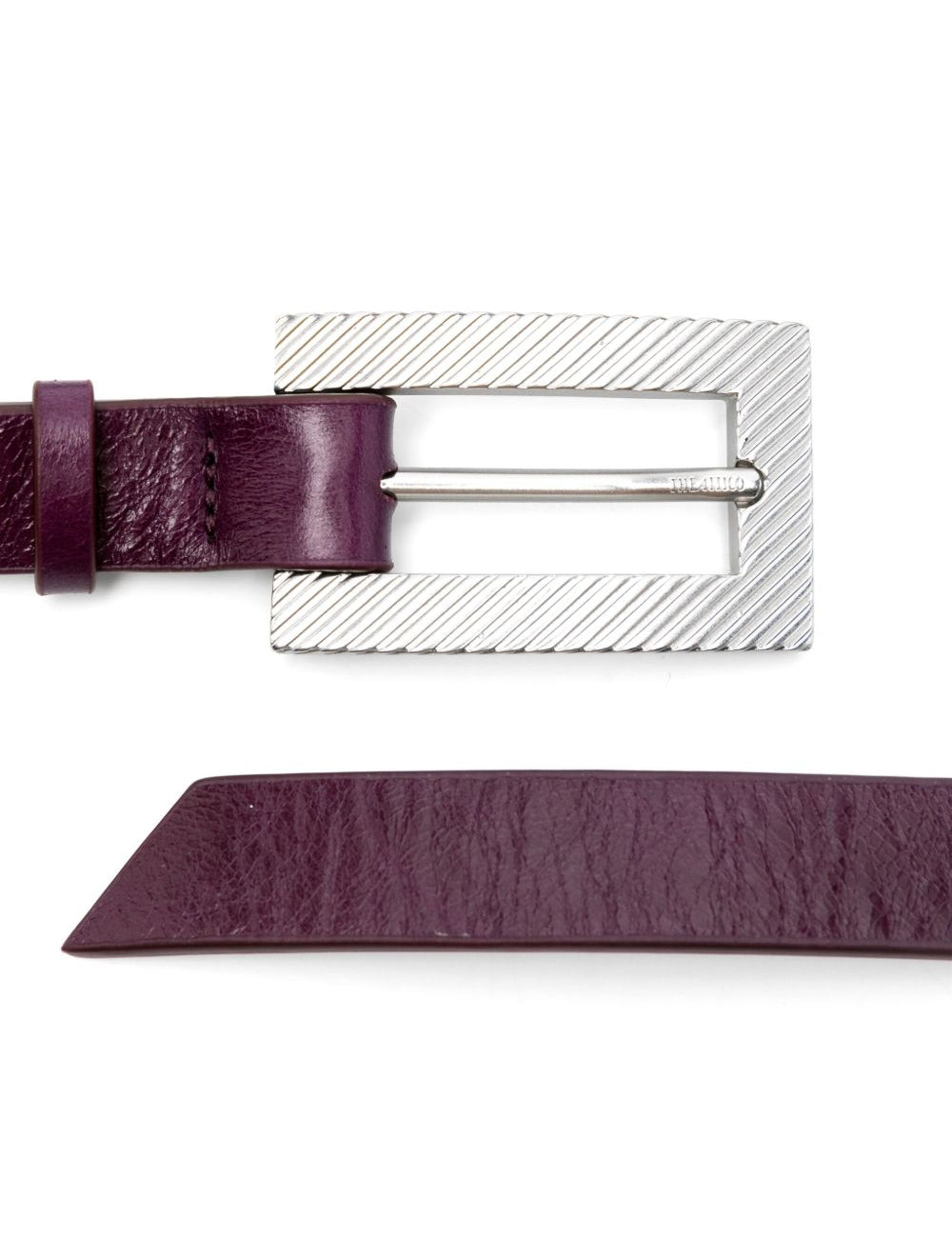 Cintura in pelle in viola The attico - donna 