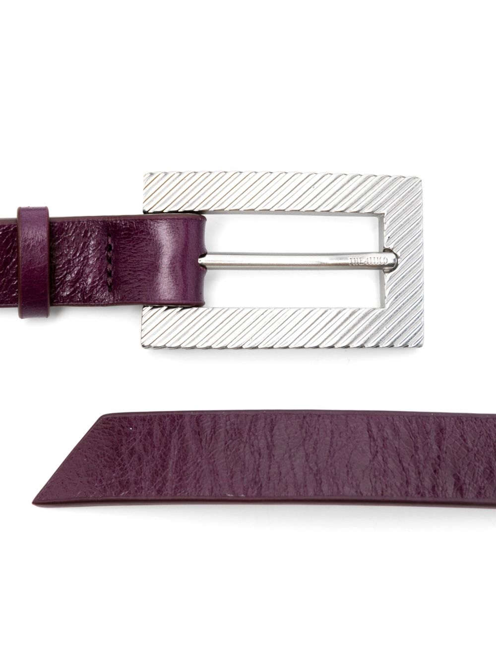Cintura in pelle in viola The attico - donna 