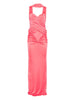 Abito da sera con scollo a cuore in rosa The new arrivals ilkyaz ozel - donna