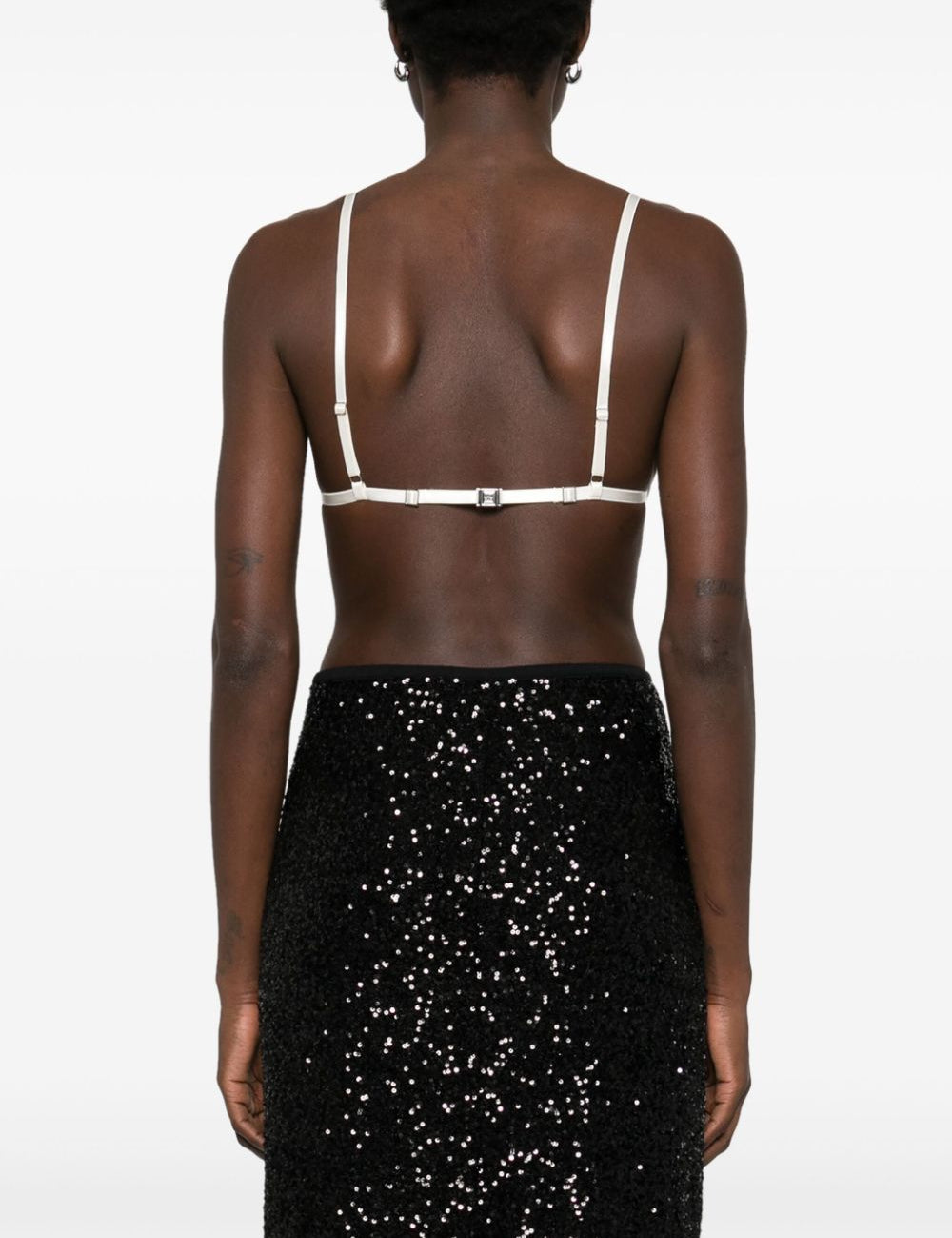 Bralette in raso in bianco latte Totame - donna 