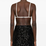 Bralette in raso in bianco latte Totame - donna 