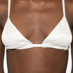 Bralette in raso in bianco latte Totame - donna 