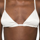 Bralette in raso in bianco latte Totame - donna 