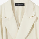 Giacca con cinturini in bianco Undercover - donna 