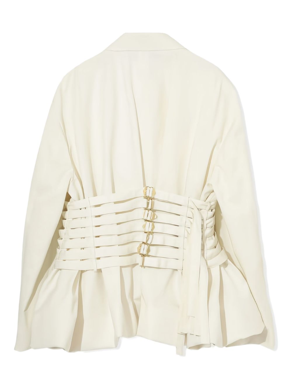 Giacca con cinturini in bianco Undercover - donna 