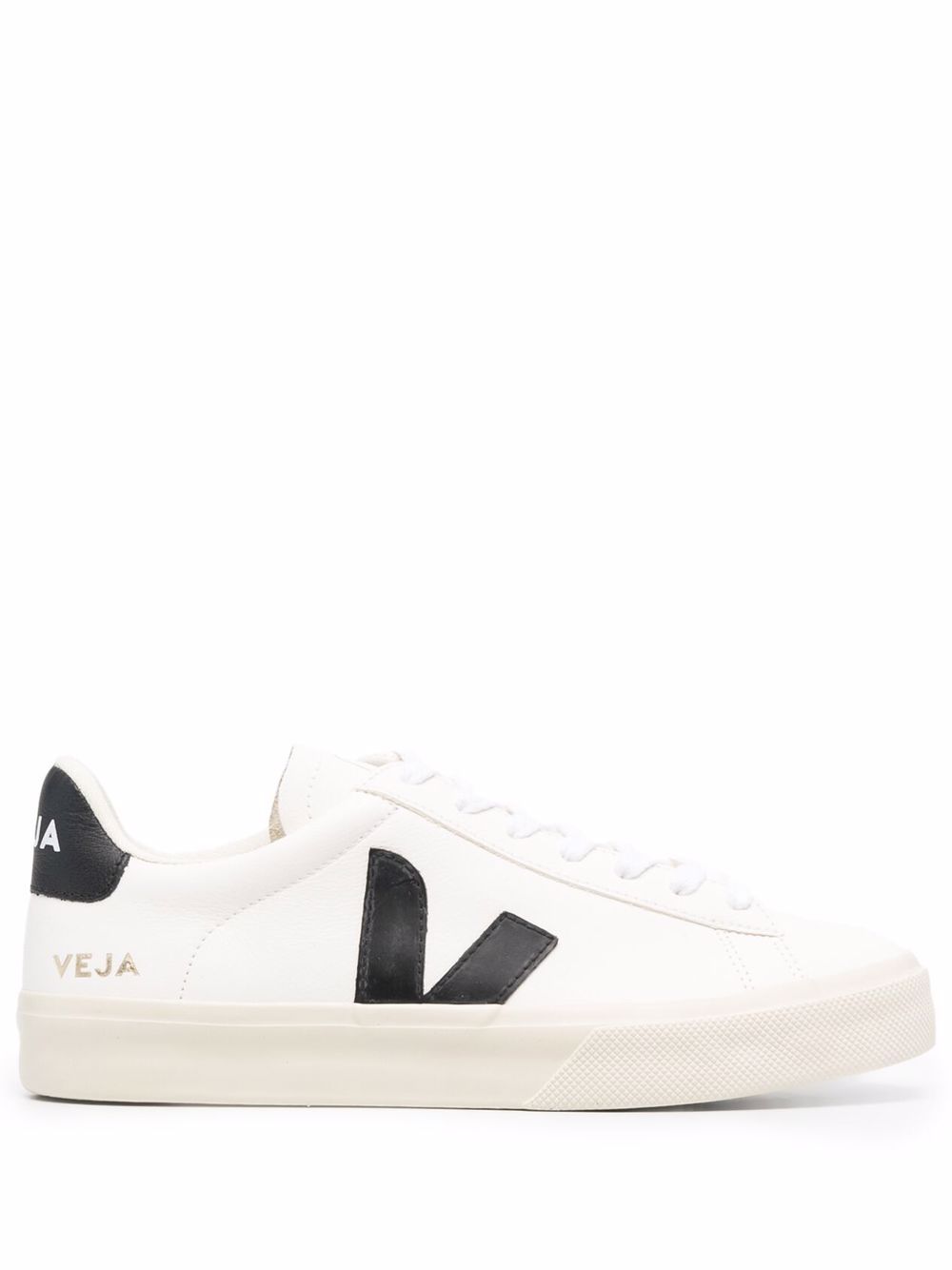 Sneakers basse campo in bianco e nero - VEJA uomo 