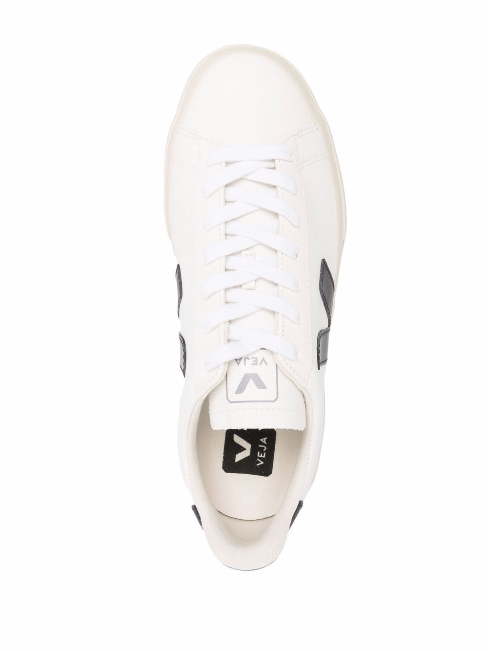 Sneakers basse campo in bianco e nero - VEJA uomo 
