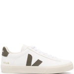 Sneakers basse campo in bianco e verde Veja - donna 