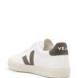 Sneakers basse campo in bianco e verde Veja - donna 