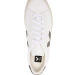 Sneakers basse campo in bianco e verde Veja - donna 