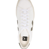 Sneakers basse campo in bianco e verde Veja - donna 