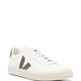Sneakers basse campo in bianco e verde Veja - donna 