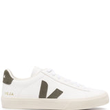 Sneakers basse campo in bianco e verde Veja - donna 