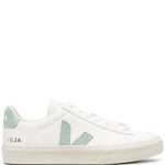 Sneakers basse campo in bianco e verde Veja - donna 