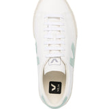 Sneakers basse campo in bianco e verde Veja - donna 